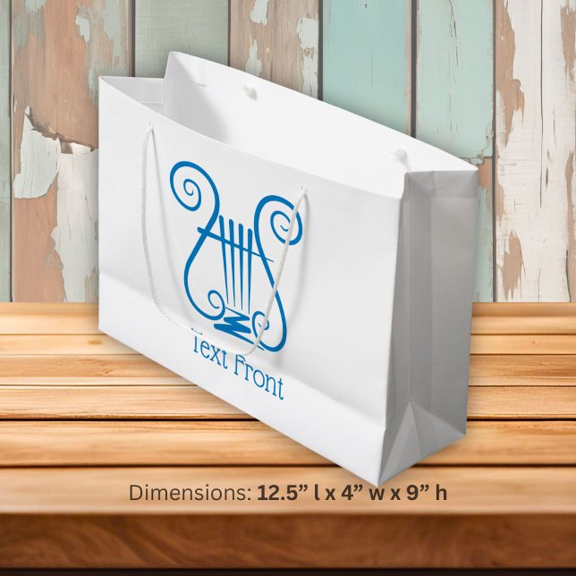 Blue Lyre Große Geschenktüte (Von Creator hochgeladen)