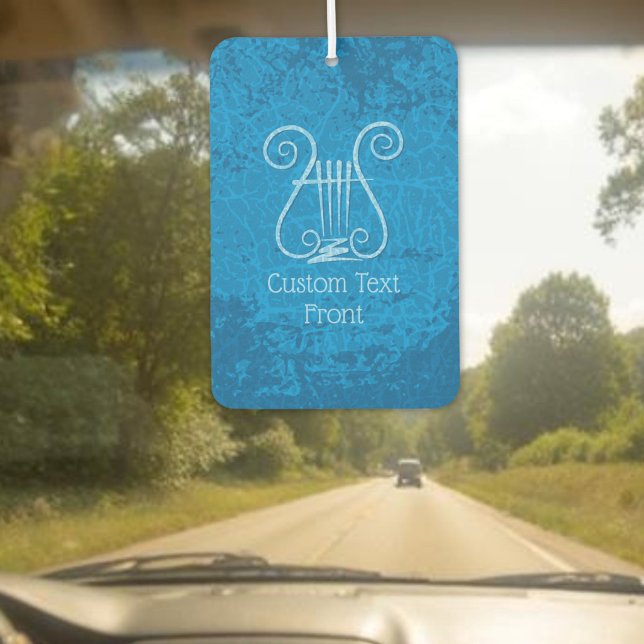 Blue Lyre Hintergrund Autolufterfrischer (Von Creator hochgeladen)