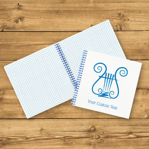 Blue Lyre Notizbuch