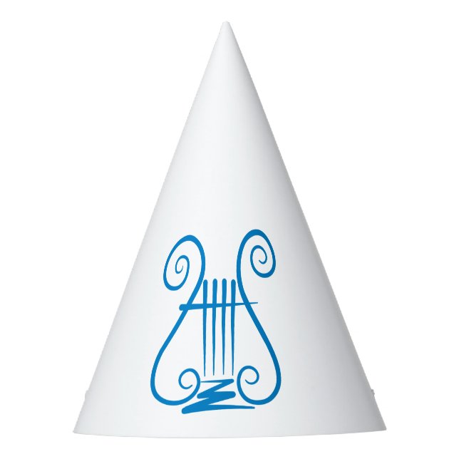 Blue Lyre Partyhütchen (Vorderseite)