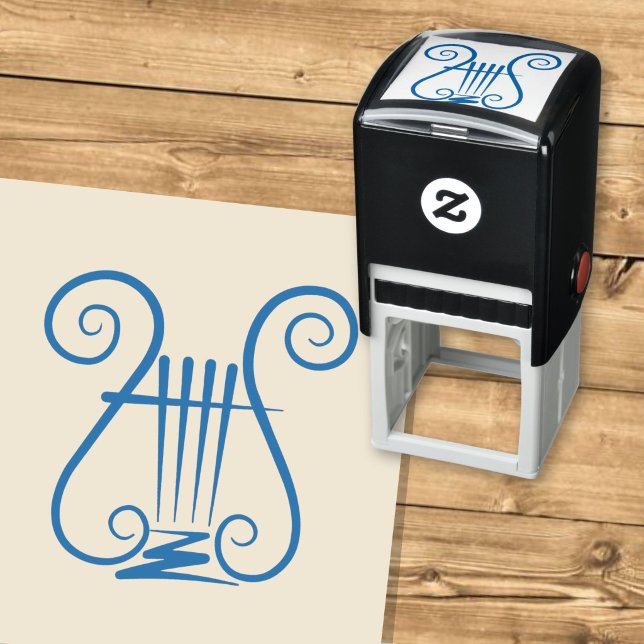 Blue Lyre Permastempel (Von Creator hochgeladen)