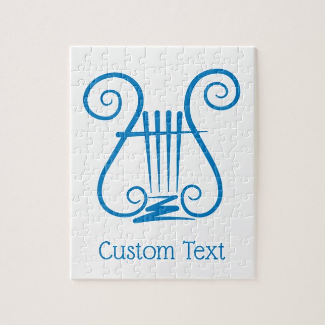 Blue Lyre Puzzle (Vertikal)