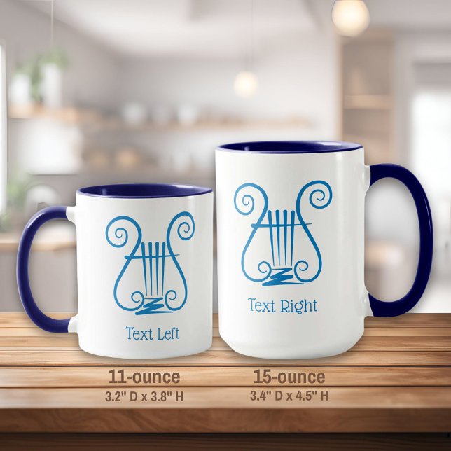 Blue Lyre Tasse (Von Creator hochgeladen)