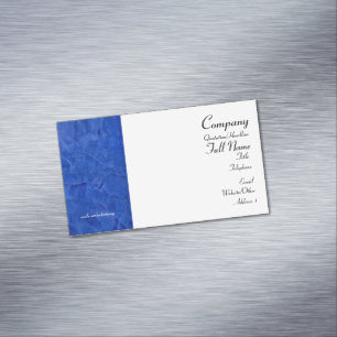 Blue Magnetic Business Cards für die Toskana Magnetische Visitenkarte