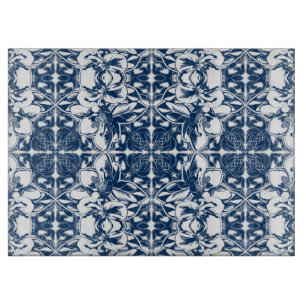 Blue Magnolia Cutting Board Schneidebrett