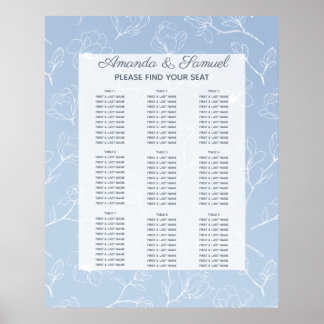 Blue Magnolia Poster