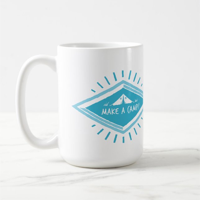 Blue Make a Camp, Great Adventure Kaffeetasse (Links)