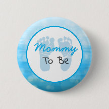 Blue Mama to Be Baby Dusche