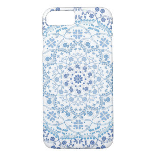 Blue Mandala auf White I Handycase Case-Mate iPhone Hülle