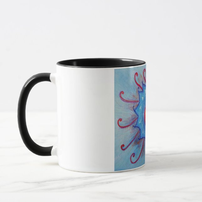 Blue Mandala Combo Tasse (Links)