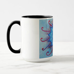 Blue Mandala Combo Tasse