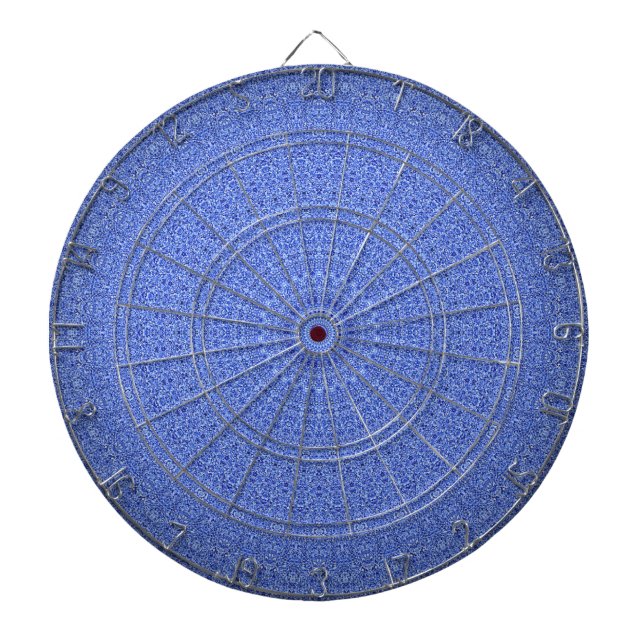 Blue Mandala Dartscheibe (vorne)