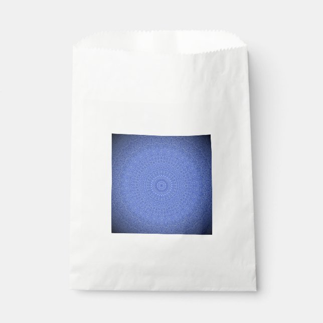 Blue Mandala Geschenktütchen (Vorderseite)