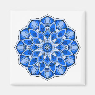 Blue Mandala Magnet