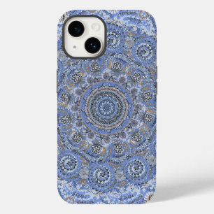 Blue Mandala mit Strandleben Case-Mate iPhone 14 Hülle