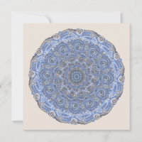 Blue Mandala mit Strandleben