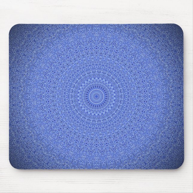 Blue Mandala Mousepad (Vorne)
