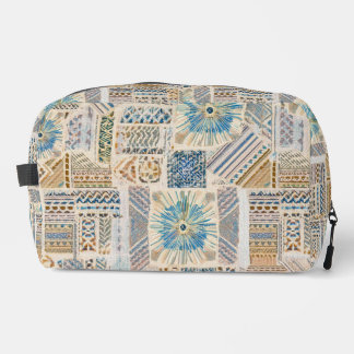Blue Mandala Patchwork Toilettenbeutel Waschbeutel