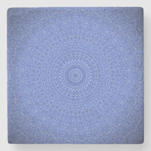 Blue Mandala Steinuntersetzer