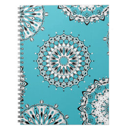 Blue Mandalases 1 SpiralNotebook Notizblock