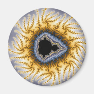 Blue Mandel - Fraktal Magnet