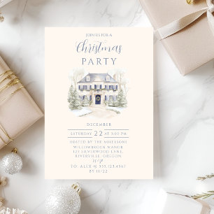 Blue Manor Weihnachten Einladung