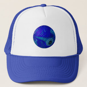 Blue Marble Lawn Bowl, Truckers Hat Truckerkappe