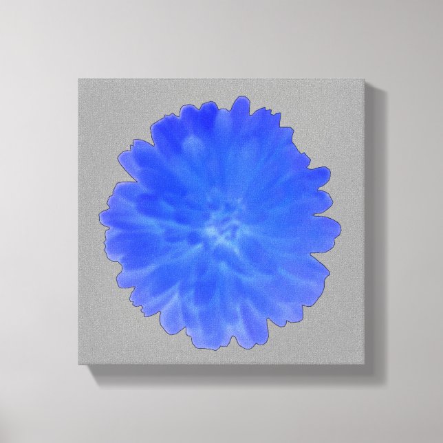 Blue Marigold Canvas Print Leinwanddruck (Vorderseite)