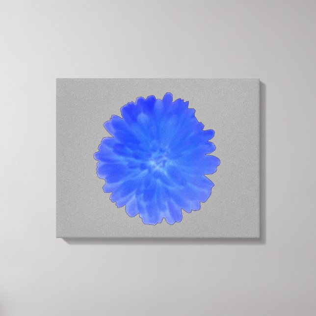 Blue Marigold Canvas Print Leinwanddruck (Vorderseite)