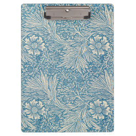 Blue Marigolds (von William Morris) Klemmbrett