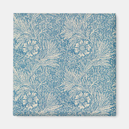 Blue Marigolds (von William Morris) Magnet