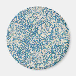 Blue Marigolds (von William Morris) Magnet