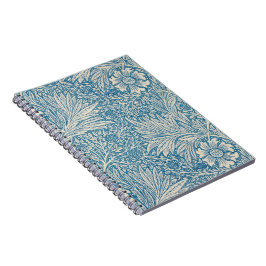 Blue Marigolds (von William Morris) Notizblock