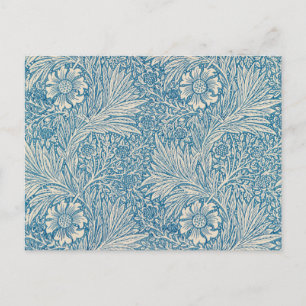 Blue Marigolds (von William Morris) Postkarte
