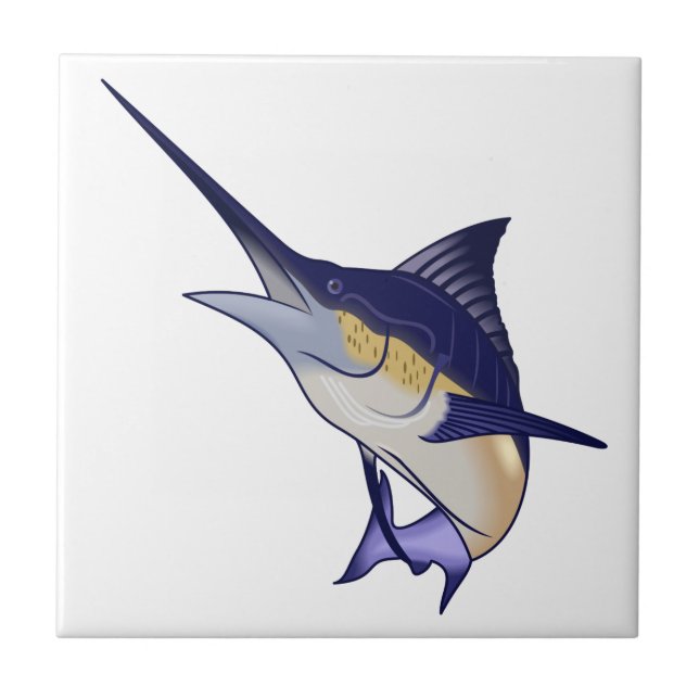 Blue Marlin Fliese (Vorderseite)