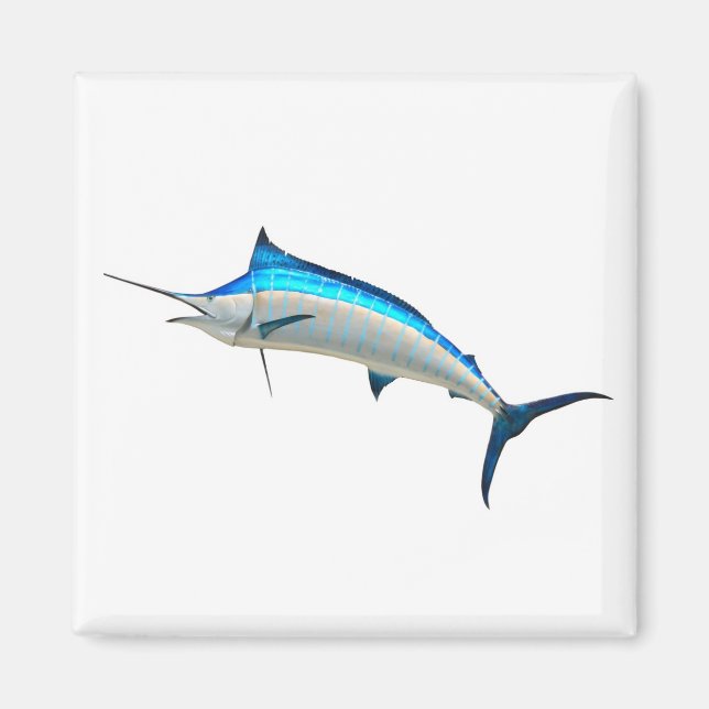Blue Marlin Game Fish Magnet (Vorne)