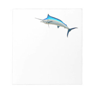 Blue Marlin Game Fish Notizblock