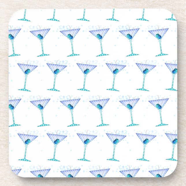 Blue Martini Cork Untersetzer (Vorderseite)