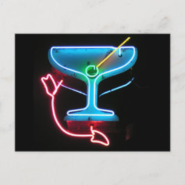 Blue Martini Postkarte