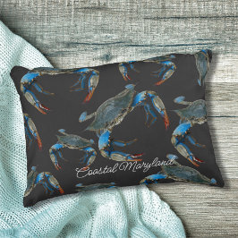Blue Maryland Crabs Accent Throw Kissen