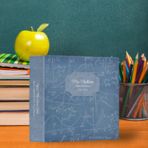 Blue Mathe Physics Lehrer Klassenplaner