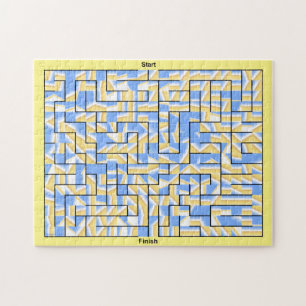 Blue Maze Puzzle