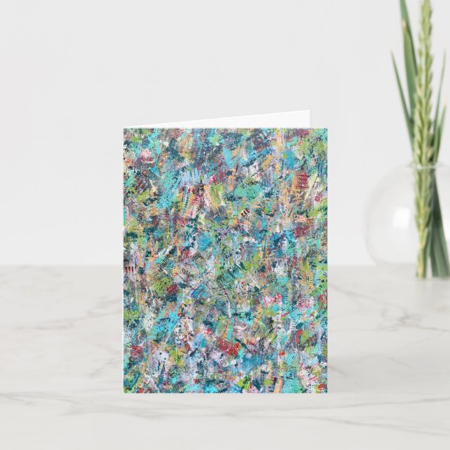 Blue Meadow Blank-Note Karte (Vorderseite)