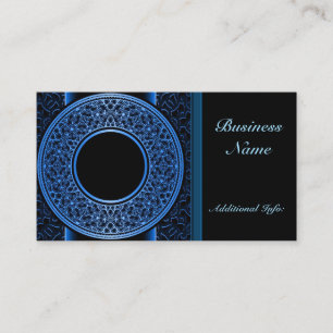 Blue Medallion Business Card Visitenkarte