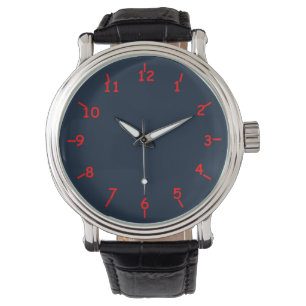 Blue Meet Red Sie sind nicht allein Armbanduhr