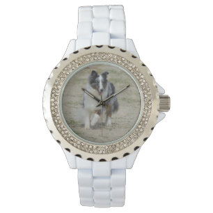 Blue Merle Australian Shepherd Armbanduhr