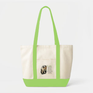Blue Merle Collie Geschenke Tragetasche