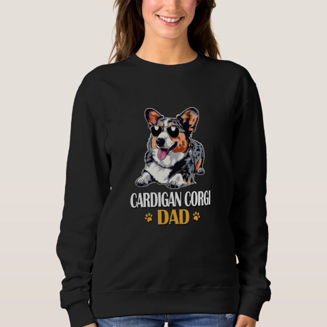 Blue Merle Corgi Sweatshirt (Vorderseite)