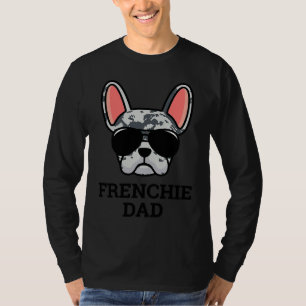 Blue Merle Französischer Vater Frenchie Bulldog Co T-Shirt