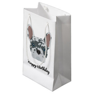 Blue Merle French Bulldog Kleine Geschenktüte